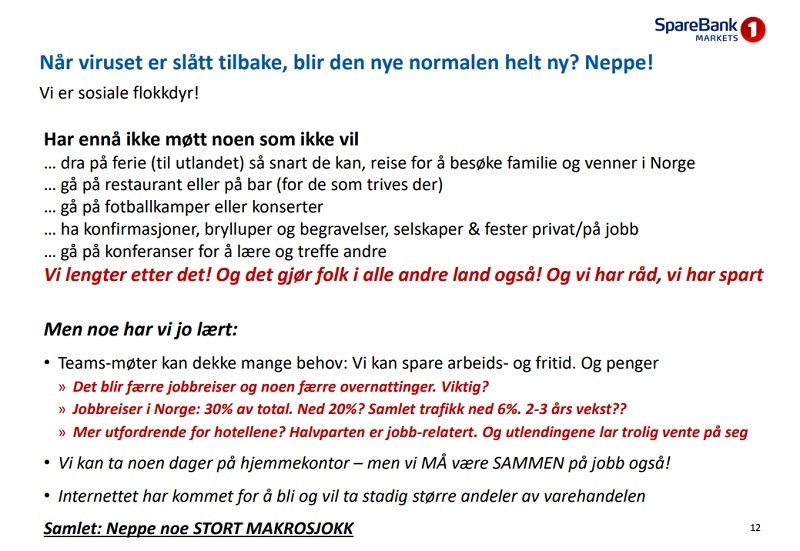 Hm Andreassen Om Den Nye Normalen